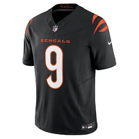 Maillot Nike Joe Burrow noir pour homme des Bengals de Cincinnati Vapor F.U.S.E. Limited