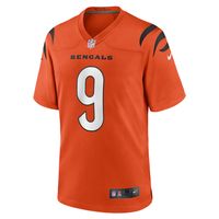 Men's Nike Joe Burrow Orange Cincinnati Bengals Alternate - Game Jersey