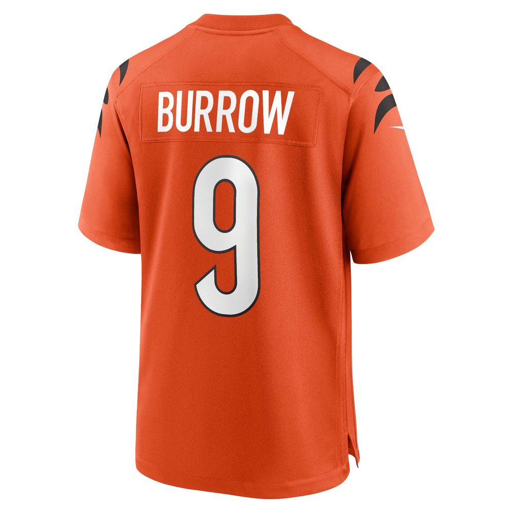 Men's Nike Joe Burrow Orange Cincinnati Bengals Alternate - Game Jersey