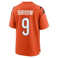 Men's Nike Joe Burrow Orange Cincinnati Bengals Alternate - Game Jersey