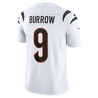 Nike Joe Burrow pour homme Blanc Cincinnati Bengals Vapor F.U.S.E. Maillot limité