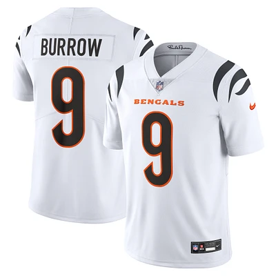 maillot Nike Joe Burrow pour hommes, blanc, Cincinnati Bengals Vapor Untouchable Limited,