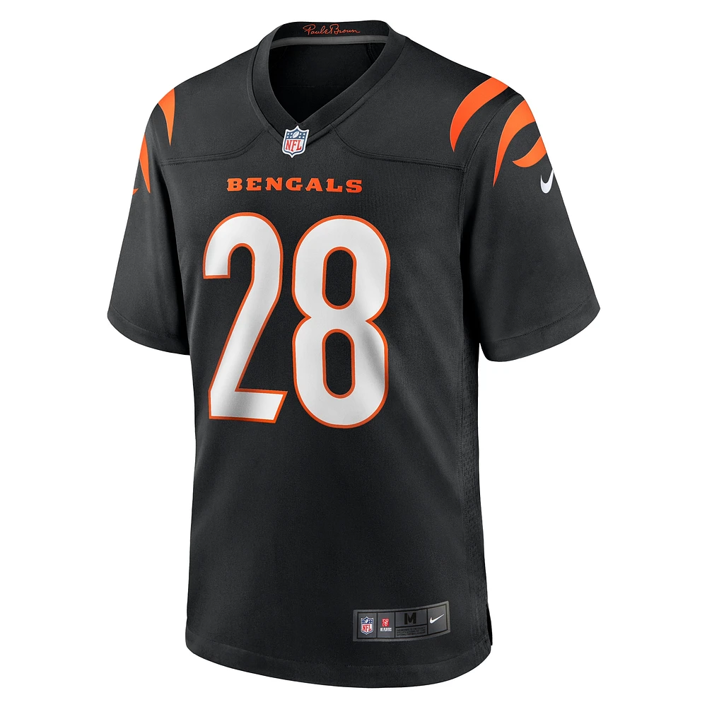 Men's Nike Josh Newton  Black Cincinnati Bengals Game Jersey