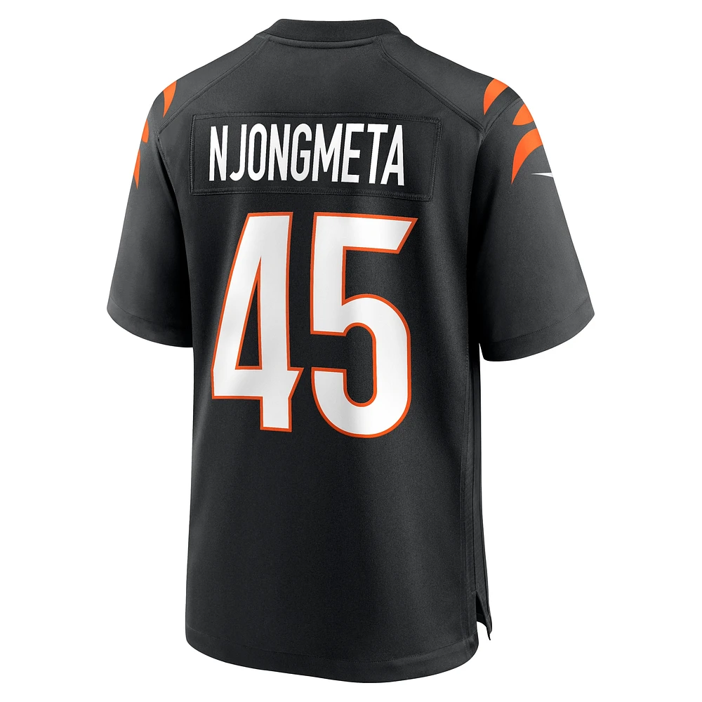 Maillot de match Nike Maema Njongmeta pour homme, noir, des Bengals Cincinnati