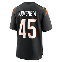 Men's Nike Maema Njongmeta  Black Cincinnati Bengals Game Jersey