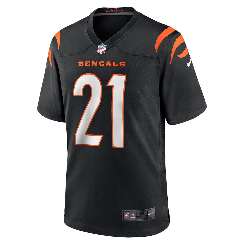 Men's Nike Mike Hilton Black Cincinnati Bengals Game Player Jersey