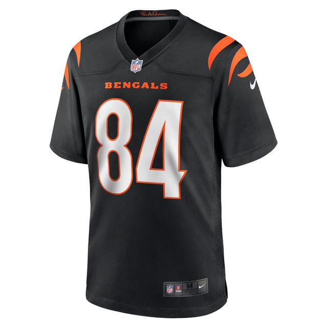 Maillot de match joueur des Bengals Cincinnati Nike Mitchell Wilcox noir pour homme