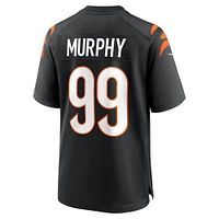 Maillot de match Nike Myles Murphy noir pour homme des Bengals Cincinnati