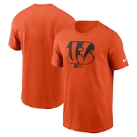 T-shirt essentiel Nike orange Cincinnati Bengals Faded pour homme