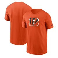 T-shirt orange avec logo principal Nike des Bengals de Cincinnati pour homme