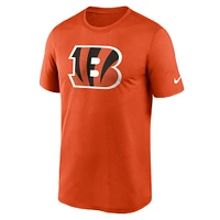 T-shirt Nike orange pour homme avec logo Primetime Legend des Bengals de Cincinnati