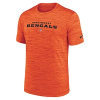 Men's Nike Orange Cincinnati Bengals Team Sideline Velocity Performance - T-Shirt