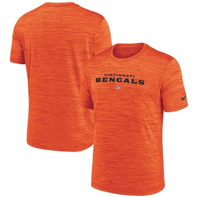 Men's Nike Orange Cincinnati Bengals Team Sideline Velocity Performance - T-Shirt