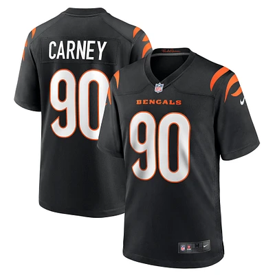 Maillot de joueur à domicile Nike Owen Carney des Bengals Cincinnati pour homme