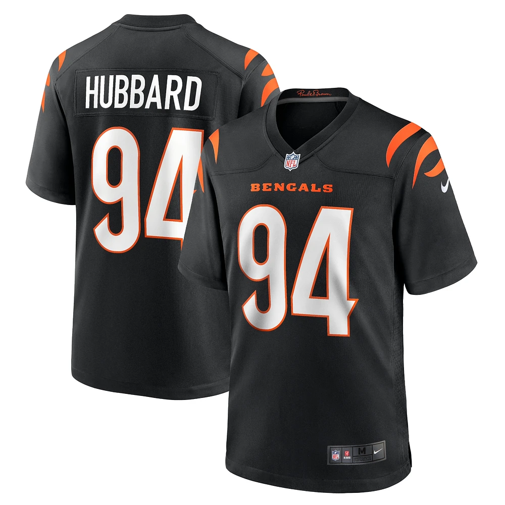 Maillot de match Nike Sam Hubbard pour hommes, noir, Cincinnati Bengals