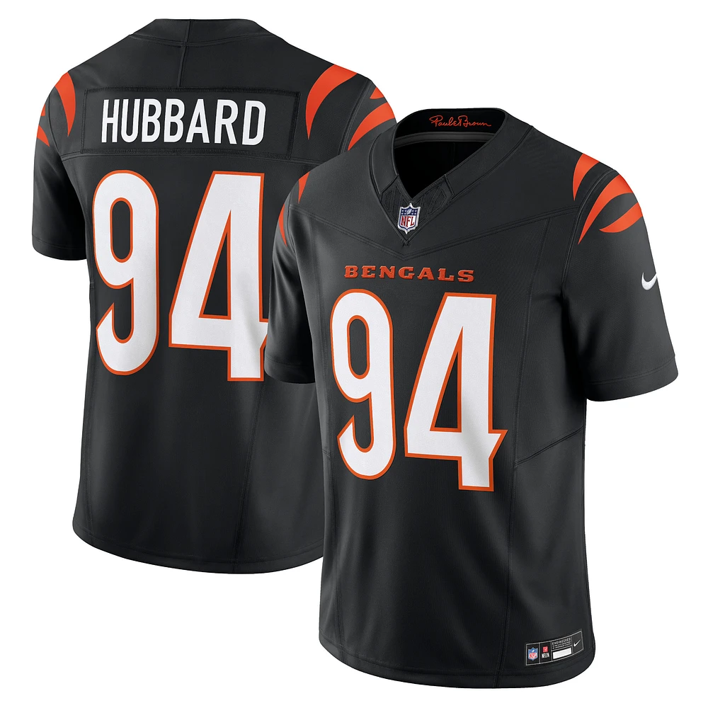 Maillot Nike Sam Hubbard noir pour homme des Bengals de Cincinnati Vapor F.U.S.E. Limited