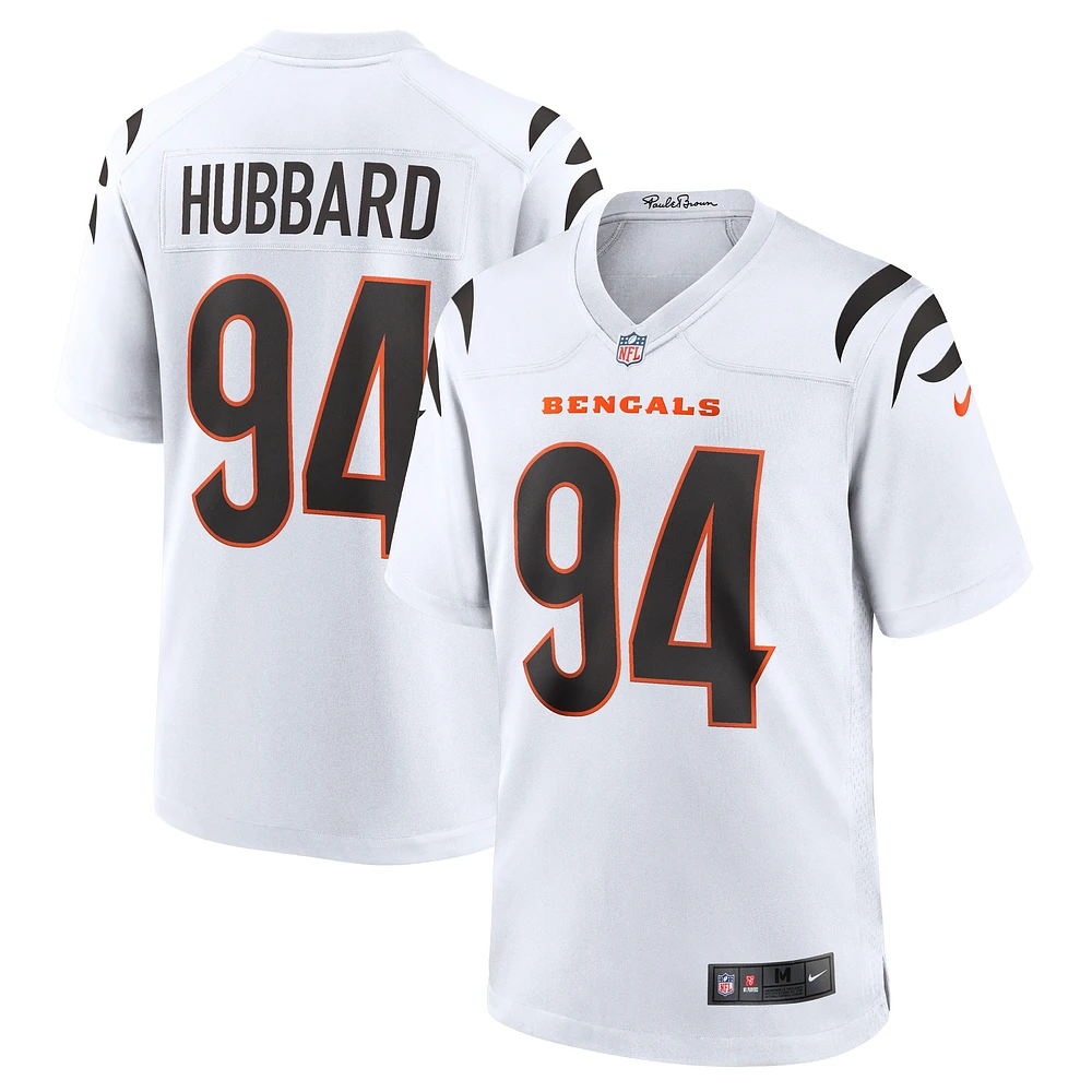 Maillot de match Cincinnati Bengals Nike Sam Hubbard pour homme blanc