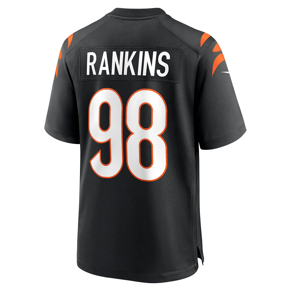 Men's Nike Sheldon Rankins  Black Cincinnati Bengals Game Jersey