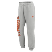 Men's Nike Silver Cincinnati Bengals Rewind Club Fleece Joggers