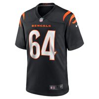 Men's Nike Ted Karras Black Cincinnati Bengals Game Player Jersey