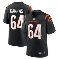 Men's Nike Ted Karras Black Cincinnati Bengals Game Player Jersey