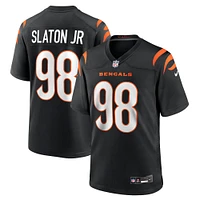 Maillot Nike Tedarrell Slaton Jr. pour homme, noir, équipe des Bengals de Cincinnati