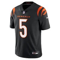 Maillot Nike Tee Higgins noir Cincinnati Bengals Vapor Untouchable Limited pour homme