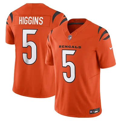 Men's Nike Tee Higgins Orange Cincinnati Bengals Vapor F.U.S.E. Limited Jersey