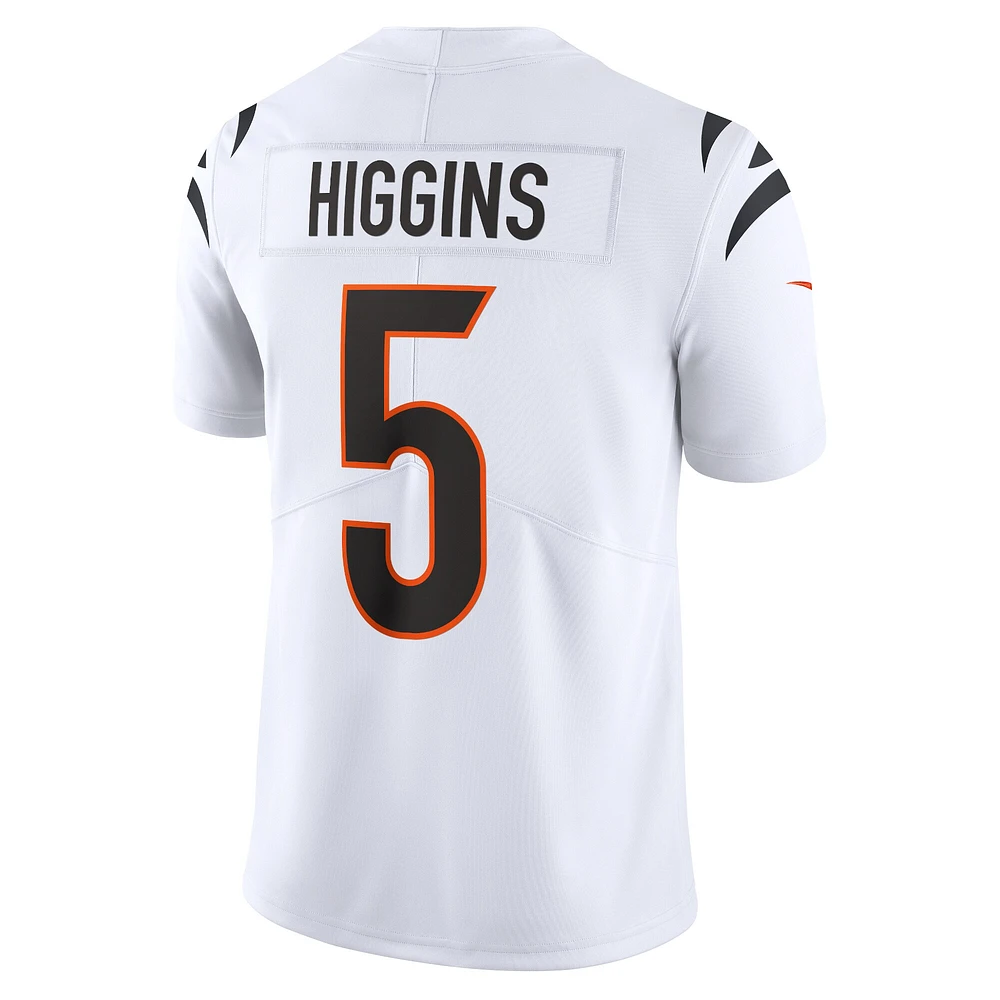 Maillot Nike Tee Higgins blanc Cincinnati Bengals Vapor Untouchable Limited pour homme