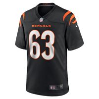 Men's Nike Trey Hill Black Cincinnati Bengals Game Jersey