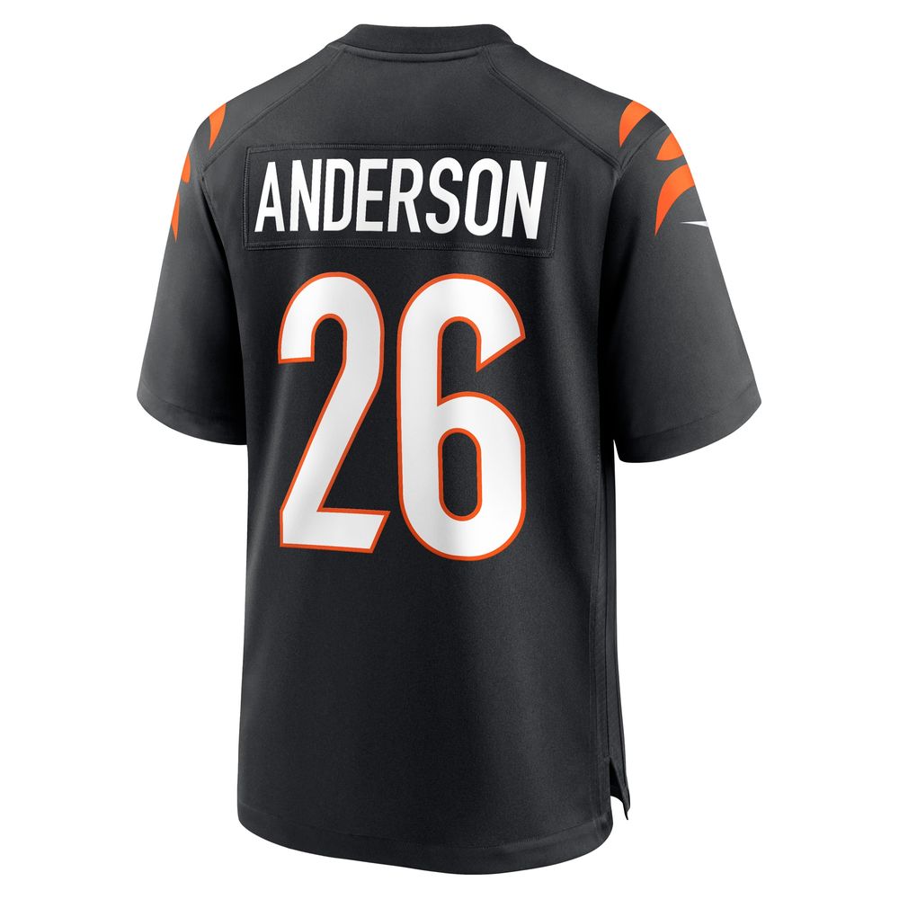 Men's Nike Tycen Anderson Black Cincinnati Bengals Game Player Jersey