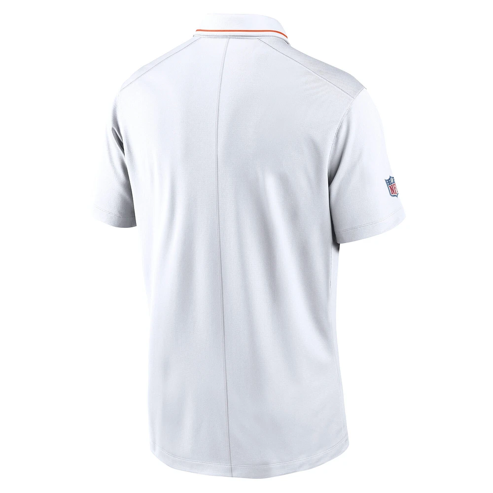 Men's Nike White Cincinnati Bengals Sideline Victory Performance Polo
