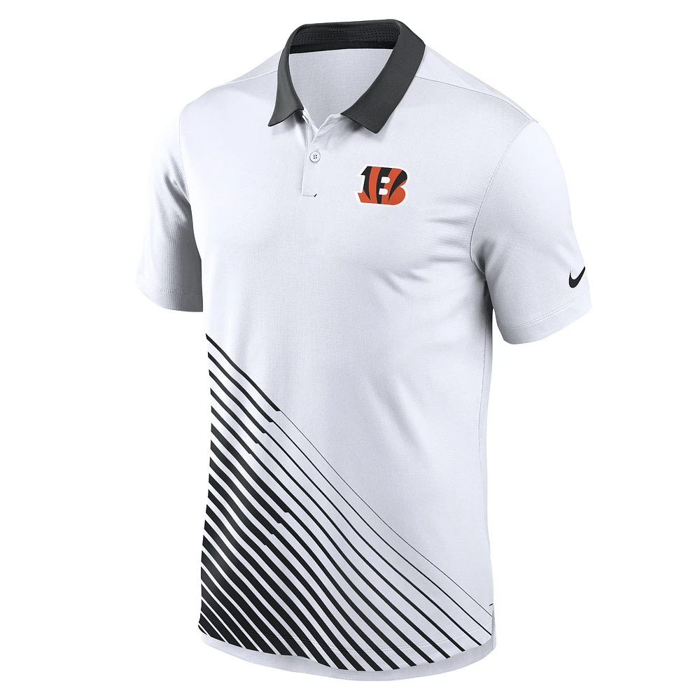 Men's Nike  White Cincinnati Bengals Vapor Performance Polo