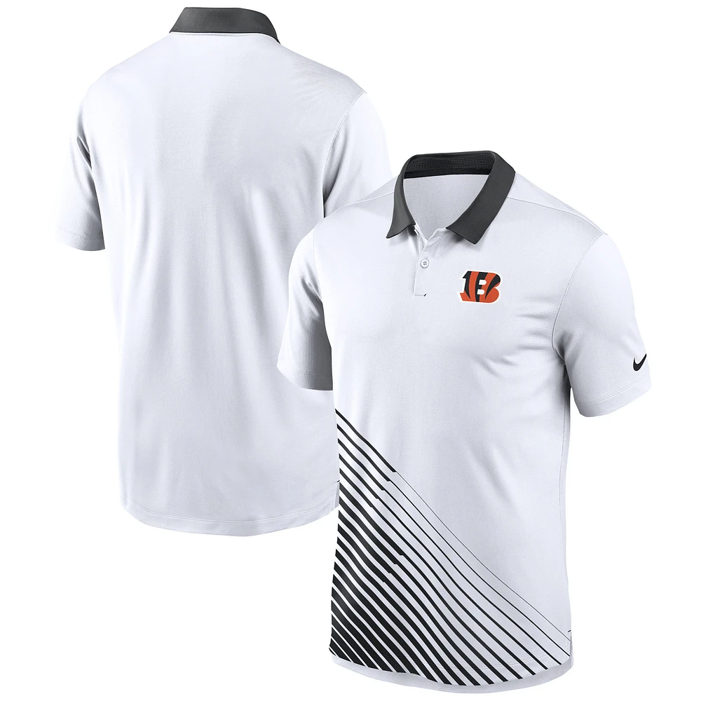 Men's Nike  White Cincinnati Bengals Vapor Performance Polo