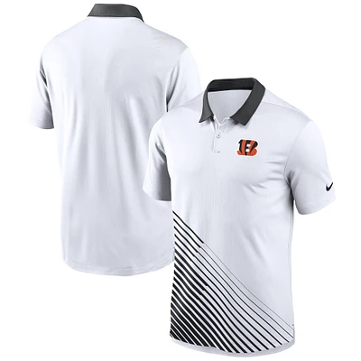 Polo Nike Cincinnati Bengals Vapor Performance pour homme - Blanc