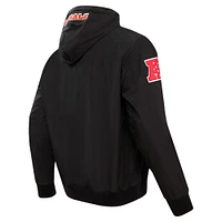 Men's Pro Standard Black Cincinnati Bengals Hybrid Woven Full-Zip Hoodie