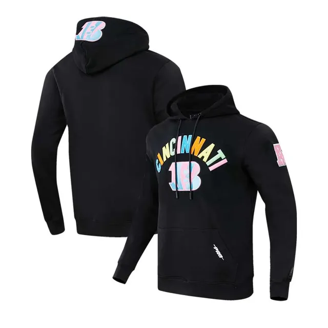 Cincinnati Bengals Youth Primary Logo Fleece Hoodie Sweatshirt - Black