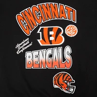 Sweat-shirt à enfiler épaules tombantes Turn It Up Pro Standard pour homme, noir, des Bengals de Cincinnati