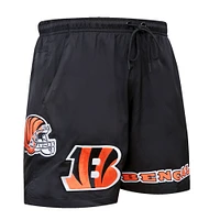 Men's Pro Standard Black Cincinnati Bengals Woven Shorts