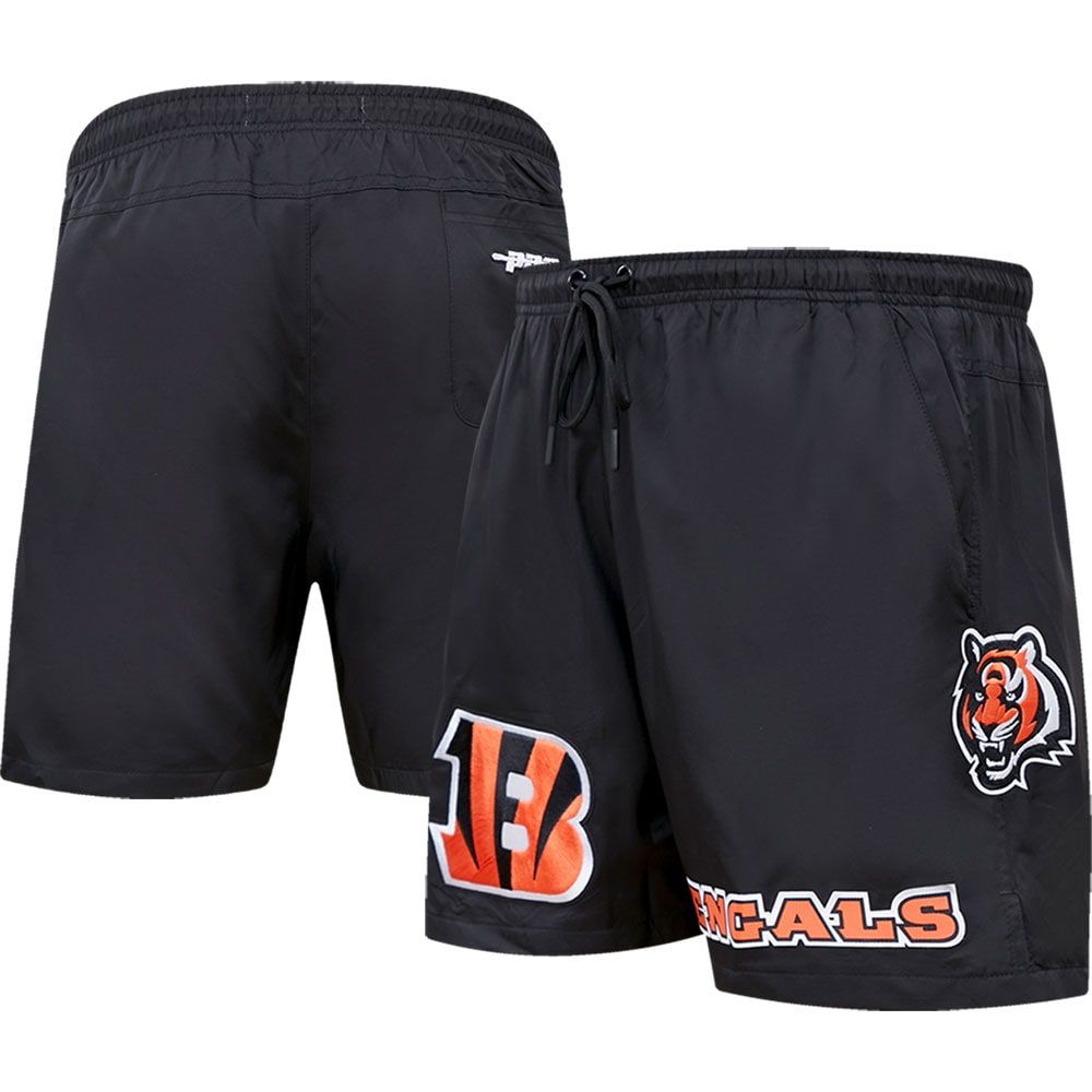 Men's Pro Standard Black Cincinnati Bengals Woven Shorts