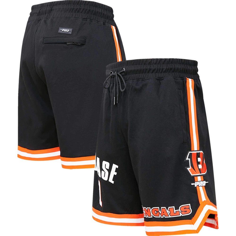 Men's Pro Standard Ja'Marr Chase Black Cincinnati Bengals Player Name & Number Shorts