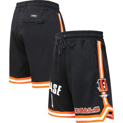 Men's Pro Standard Ja'Marr Chase Black Cincinnati Bengals Player Name & Number Shorts