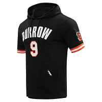 Men's Pro Standard Joe Burrow Black Cincinnati Bengals Player Name & Number Hoodie T-Shirt