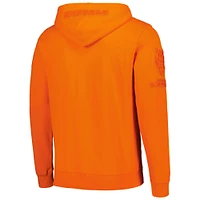 Men's Pro Standard Orange Cincinnati Bengals Triple Tonal Full-Zip Hoodie