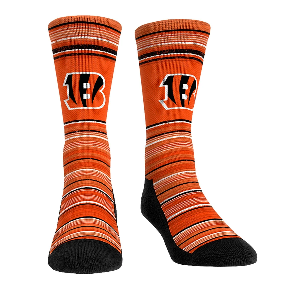 Men's Rock Em Socks Cincinnati Bengals Primary Crew & Boxer Briefs Combo Pack