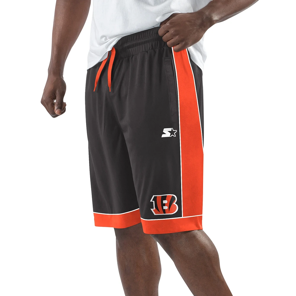 Starter Noir pour homme Cincinnati Bengals Fan Favorite - Short