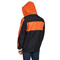 Veste à capuche légère demi-zip pour homme Tommy Hilfiger Cincinnati Bengals Gael noire