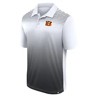Men's White/Black Cincinnati Bengals Sandlot Game Polo