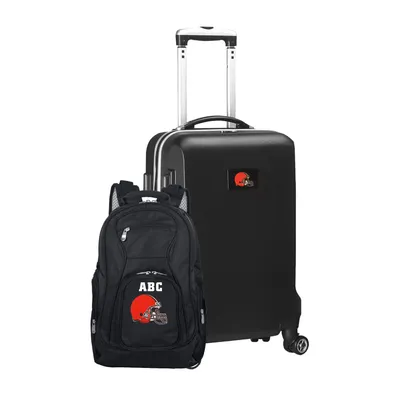 Cincinnati Bengals MOJO Personalized Deluxe 2-Piece Backpack & Carry-On Set