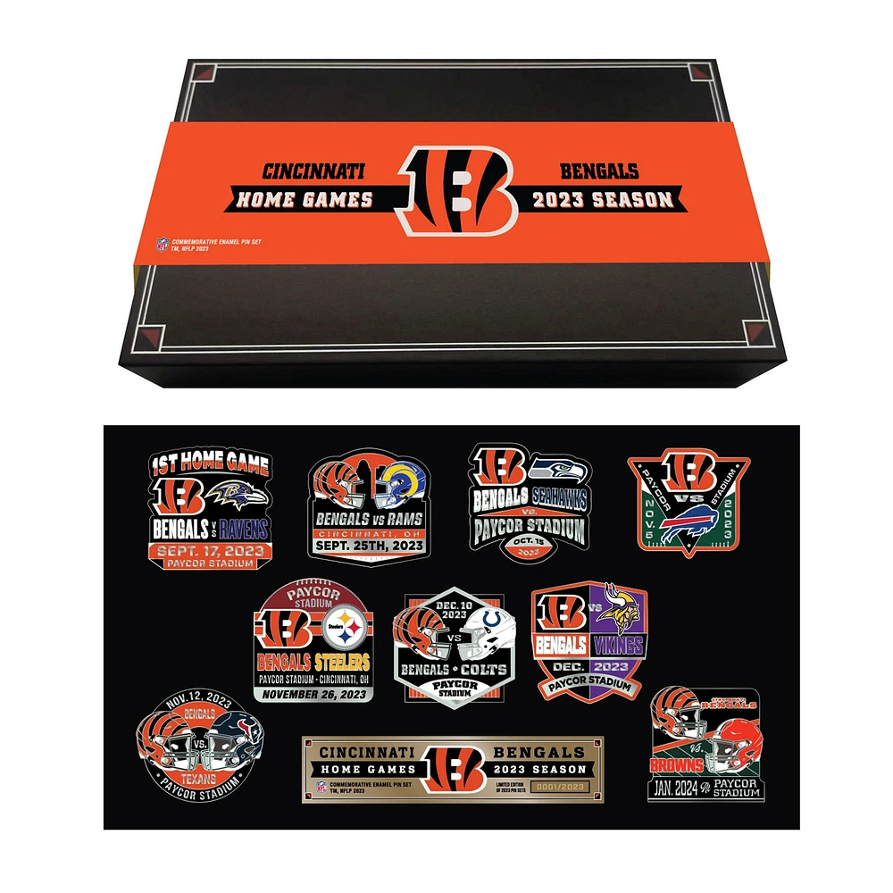 MOJO Cincinnati Bengals 2023 Game Day Pin Collector Set